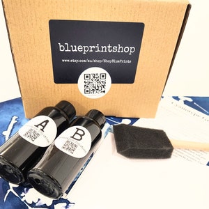 DIY 400ml Cyanotypie Pack und Nachfüllpackung