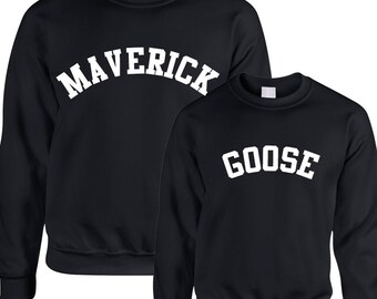 Felpe nere abbinate Maverick & Goose