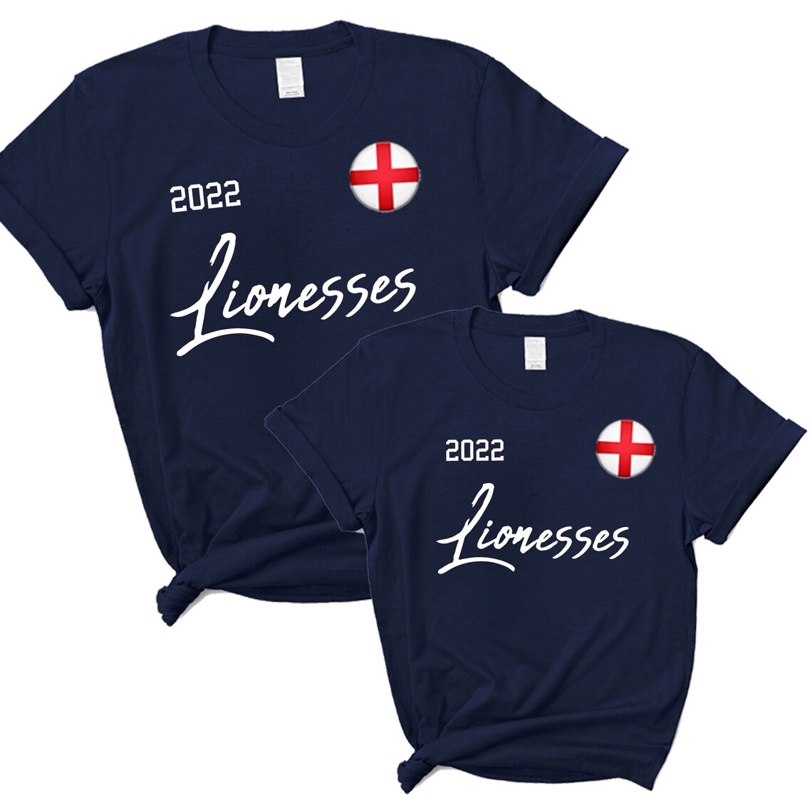 England Lionesses Euro Kit Flag Navy Tshirts Etsy UK