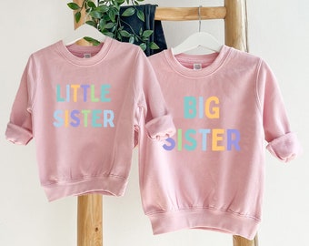 Sister - Sweatshirts roses pastel assortis