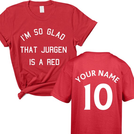 liverpool shirt personalised