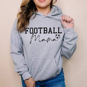 Football Mama Grey Pitchside Hoodie