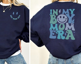 My Boy Mom Era Front & Back Logo Sweatshirt