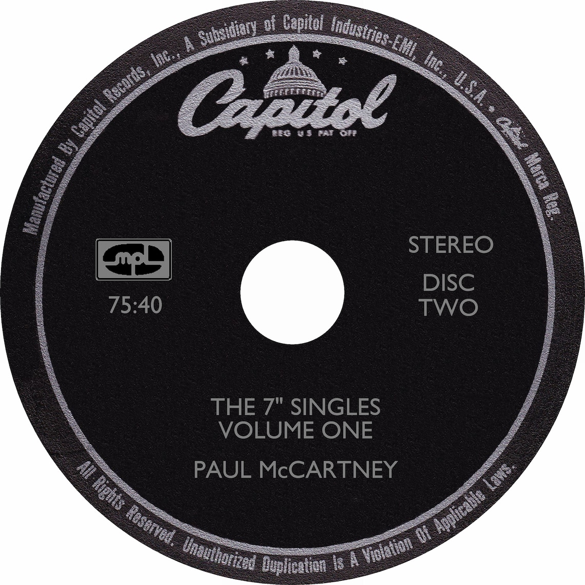 Paul Mccartney the 7 Singles Box Volume One 4CD Etsy