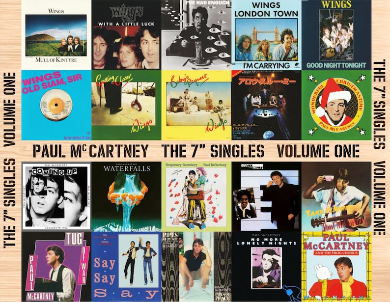 Paul Mccartney the 7 Singles Box Volume One 4CD Etsy