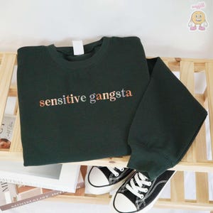 EMBROIDERED Sensitive Gangsta Shirt, Amaya Papaya Quote Shirt, Funny Mom Shirt, Mommy Mamacita Shirt, Love Island Shirt