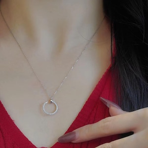 Juste un Clou Chain Necklace, 14k Solid Gold Moissanite Just In Nail Chain Necklace, 10k Solid Gold Moissanite Just In Nail Pendant Necklace