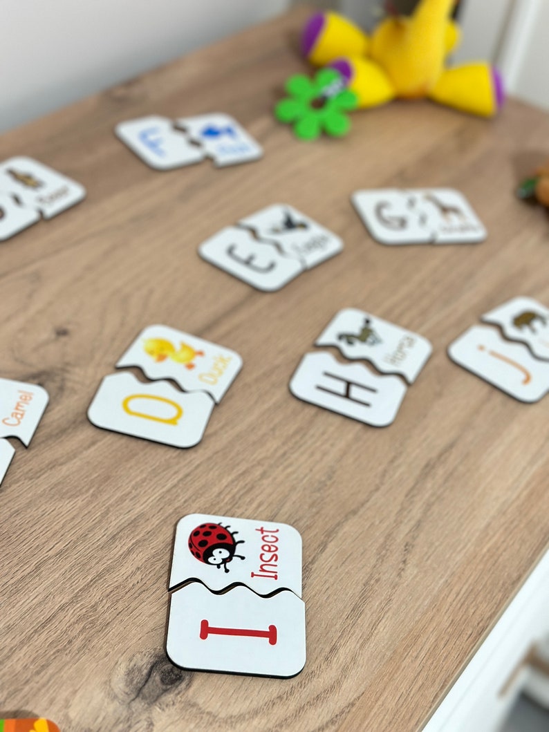 Letter Animal Matching Cards matching Game montessori Matching Cards Etsy Letter Animal Matching Cards matching Game montessori Matching Cards Etsy