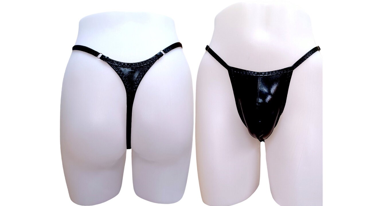 Latex Underwear Latex Thong, Sizes UK 6-16, Various Colours