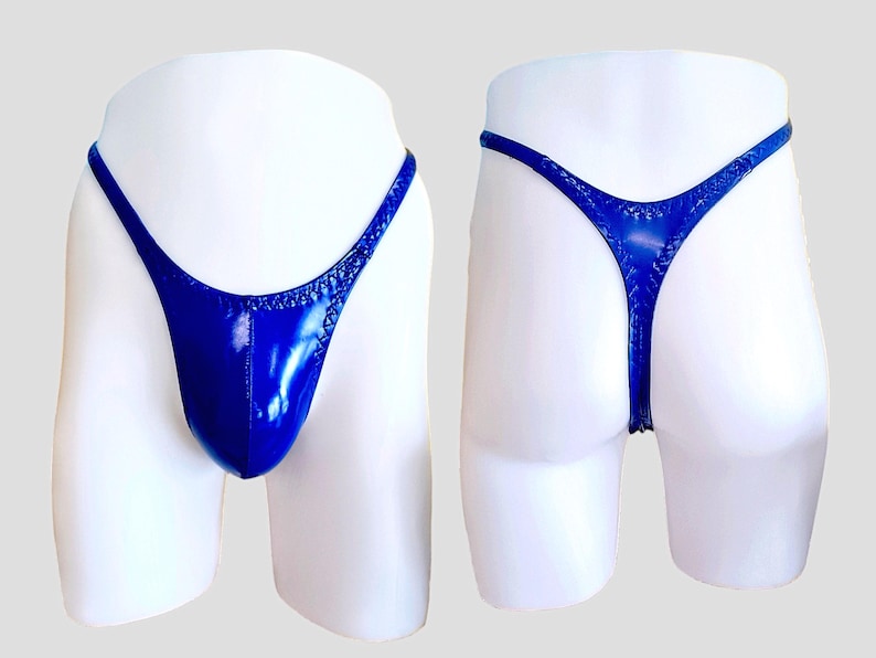lingerie masculine, string pour homme, Sissy lingerie, femme boy lingerie, sous vêtements en vinyle