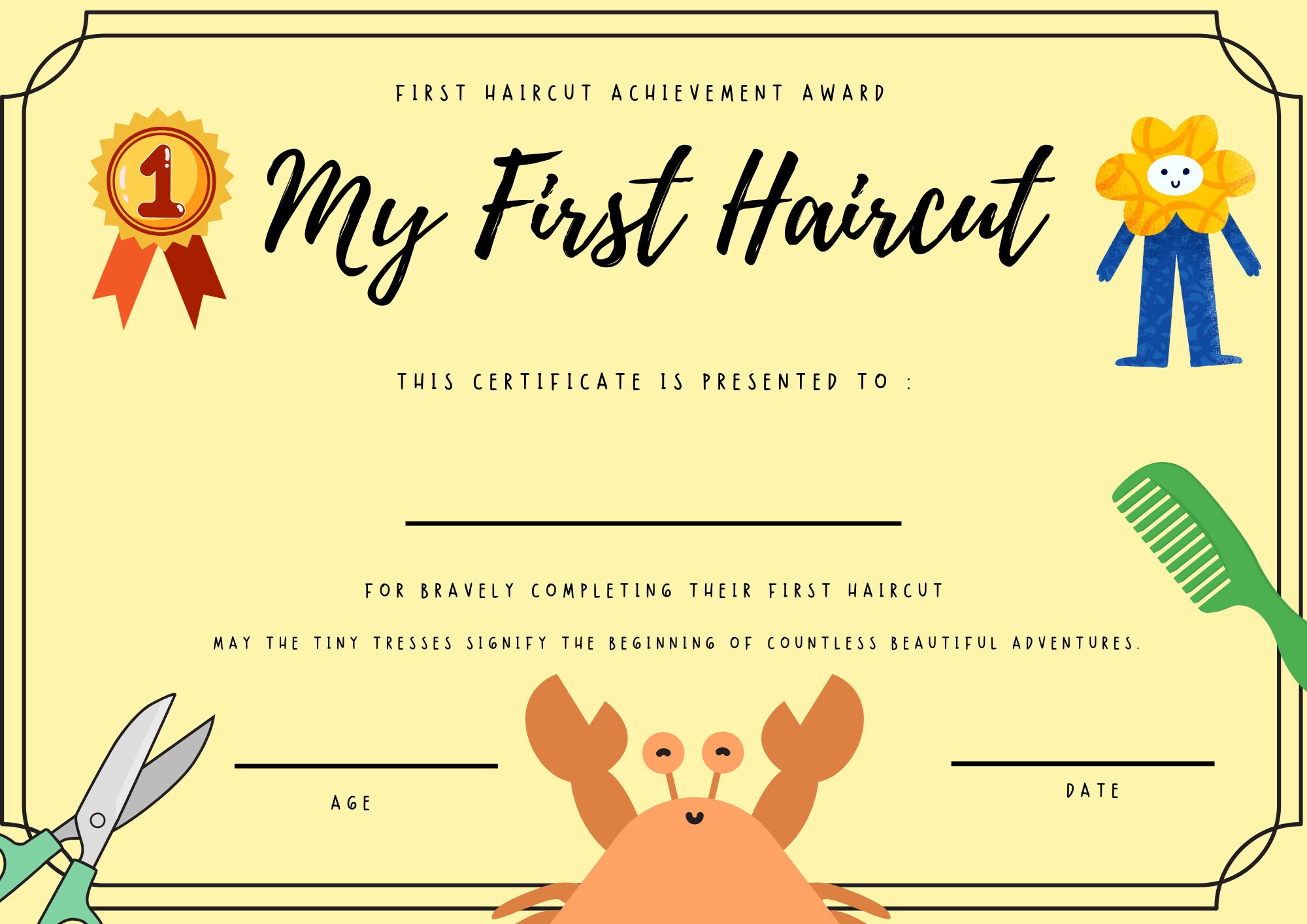 my-first-haircut-certificate-milestone-marker-first-haircut-award-for-kids-baby-cute-first-haircut-keepsake-first-hair-cut-certificate-etsy for Printable First Haircut Certificate Free My First Haircut Certificate | Milestone Marker First Haircut Award for Kids Baby Cute | First Haircut Keepsake First Hair Cut Certificate - Etsy for Printable First Haircut Certificate Free