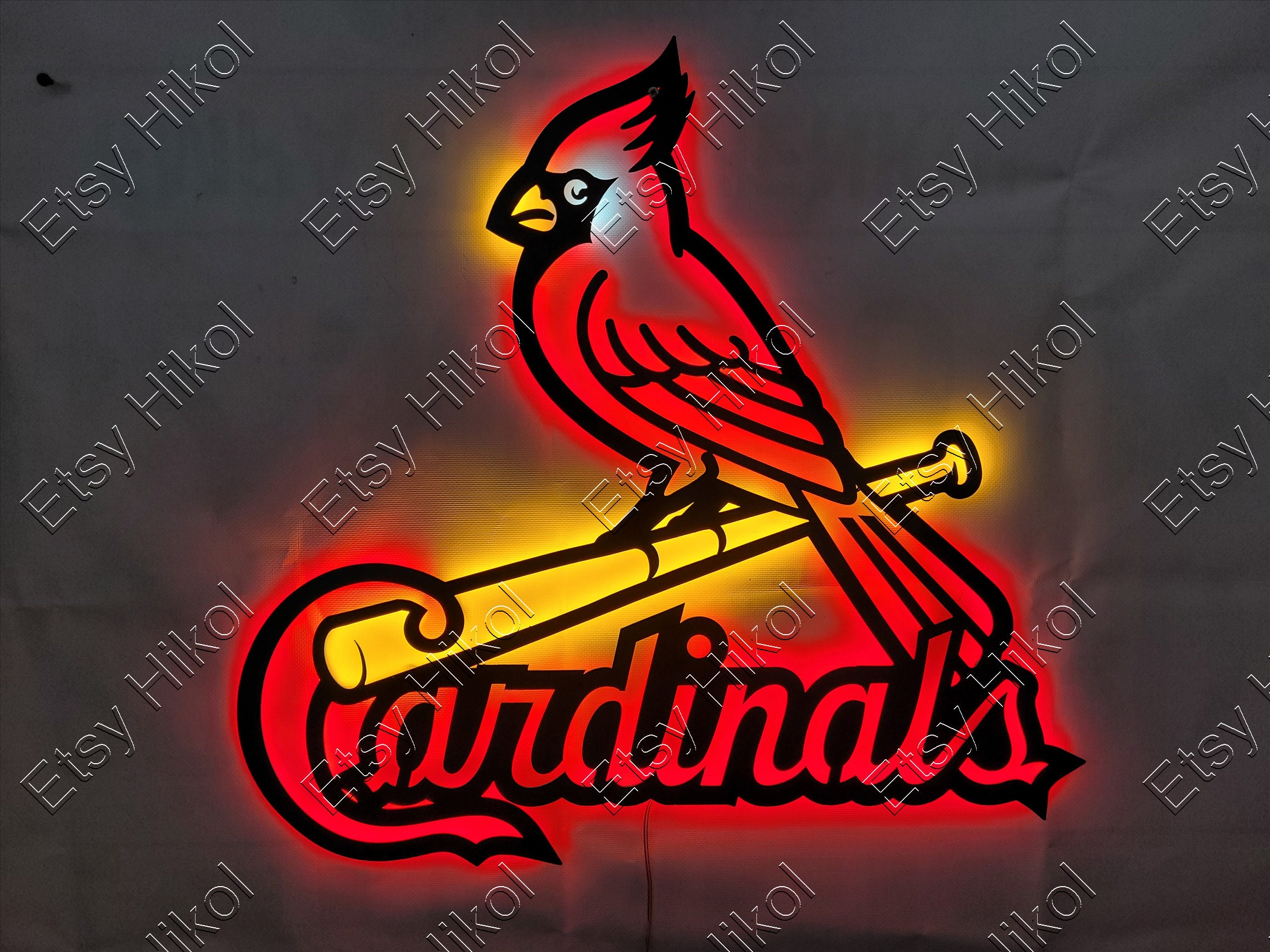 Budweiser St. Louis Cardinals Neon Sign Light Lamp –