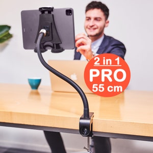 Tablet holder - Phone holder PRO - iPad stand - flexible. For maximum comfort. Stylish Dutch Design. GOOS-E®