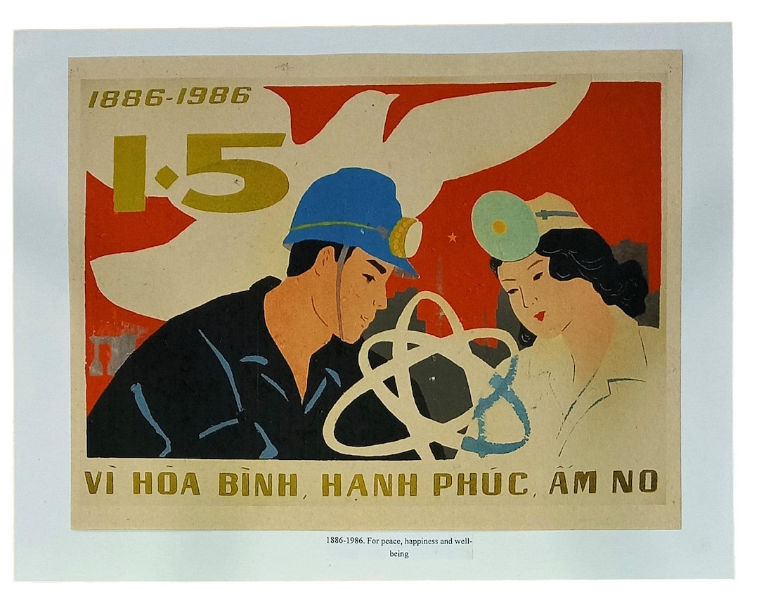 Vintage Vietnam War Poster Propaganda 100 Year Anniversary Peace ...