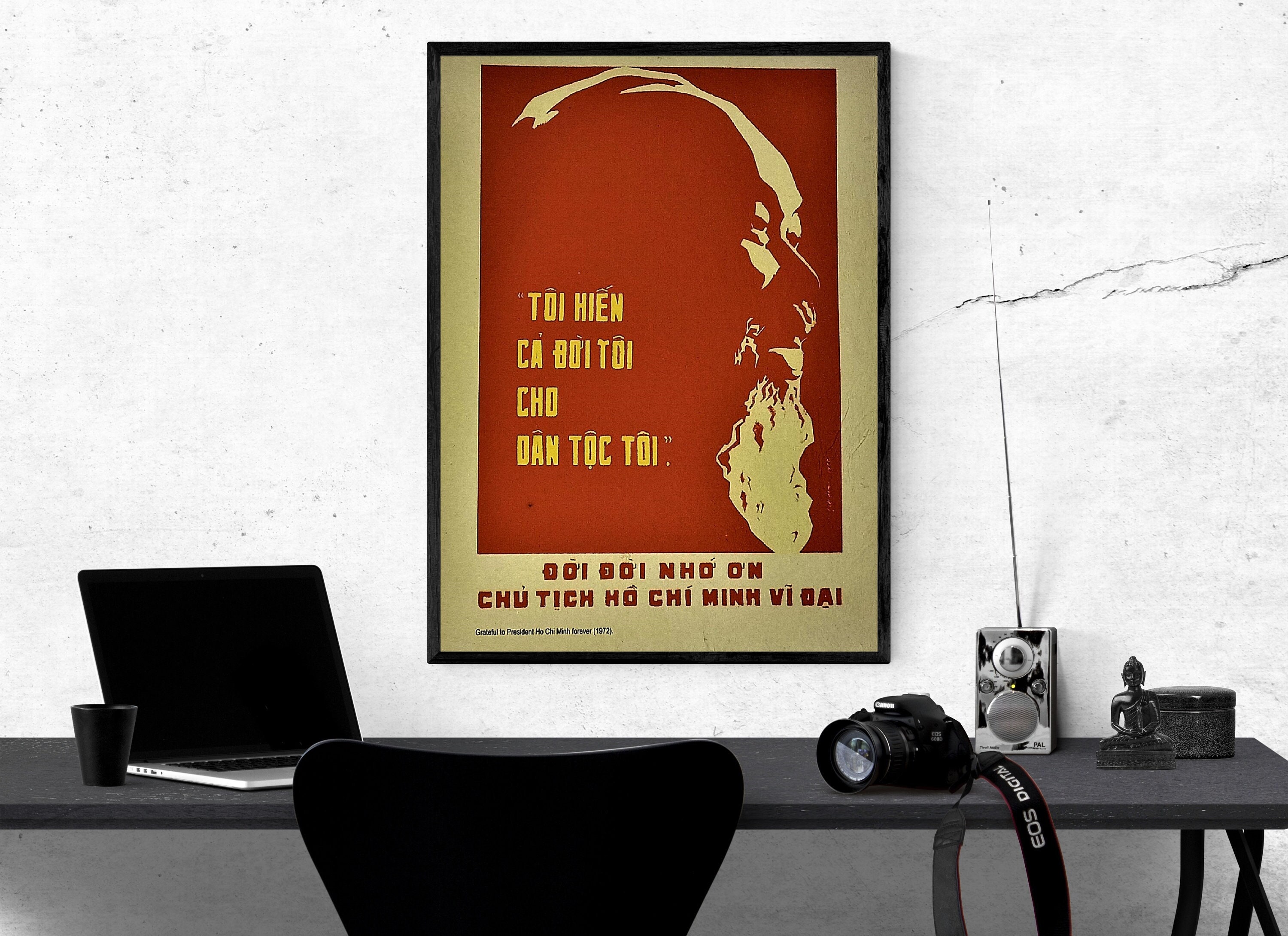 Vietnam War Propaganda Poster - the People Are Forever Grateful to Ho ...