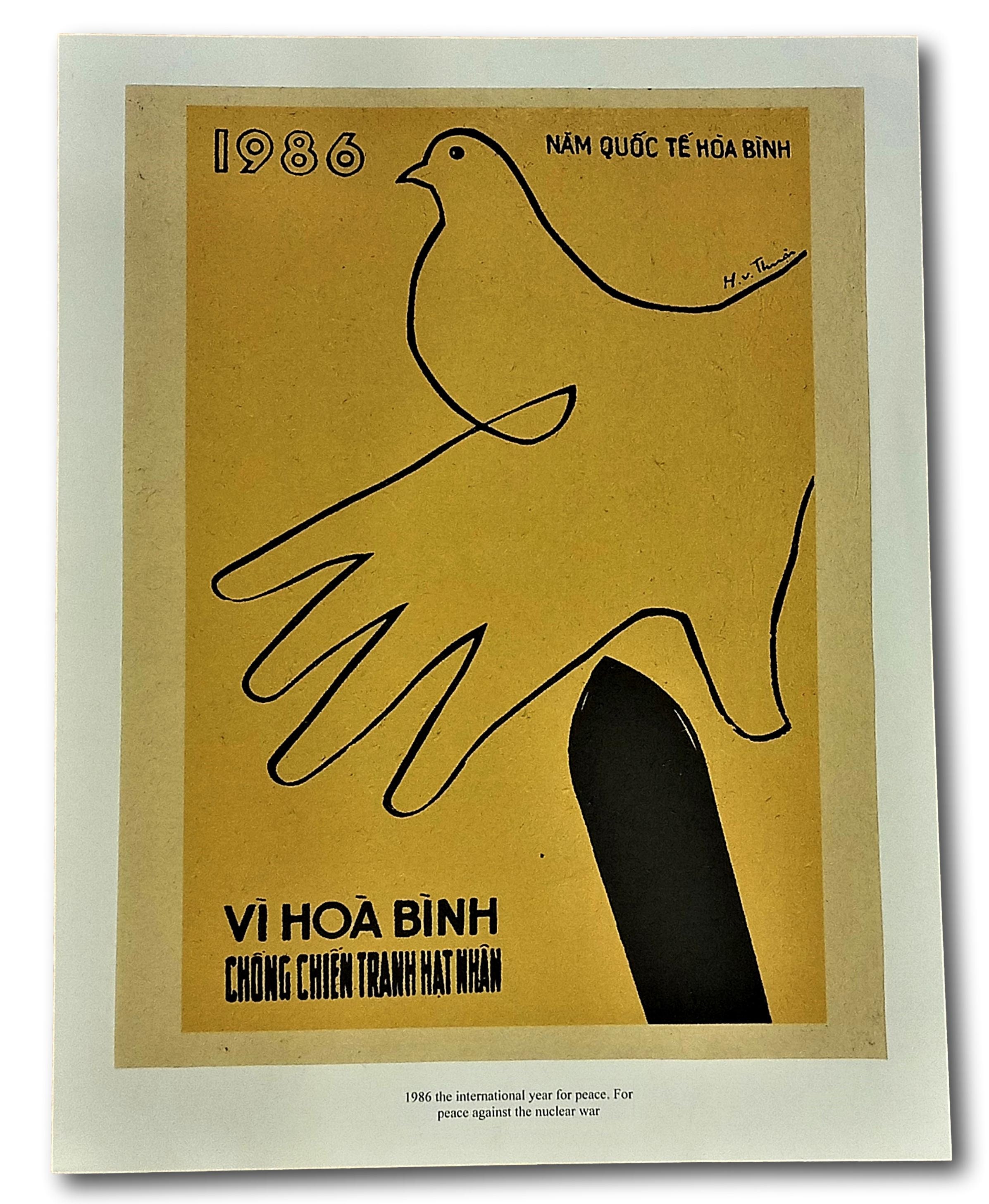 Vietnam Poster War Propaganda - White Dove Bird of Peace the ...
