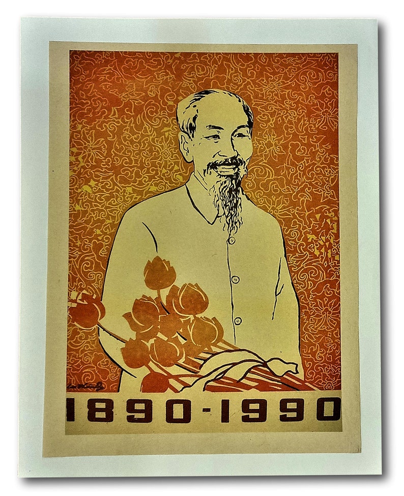 Vintage Vietnam War Propaganda Poster - Ho Chi Minh Trail the Road to ...
