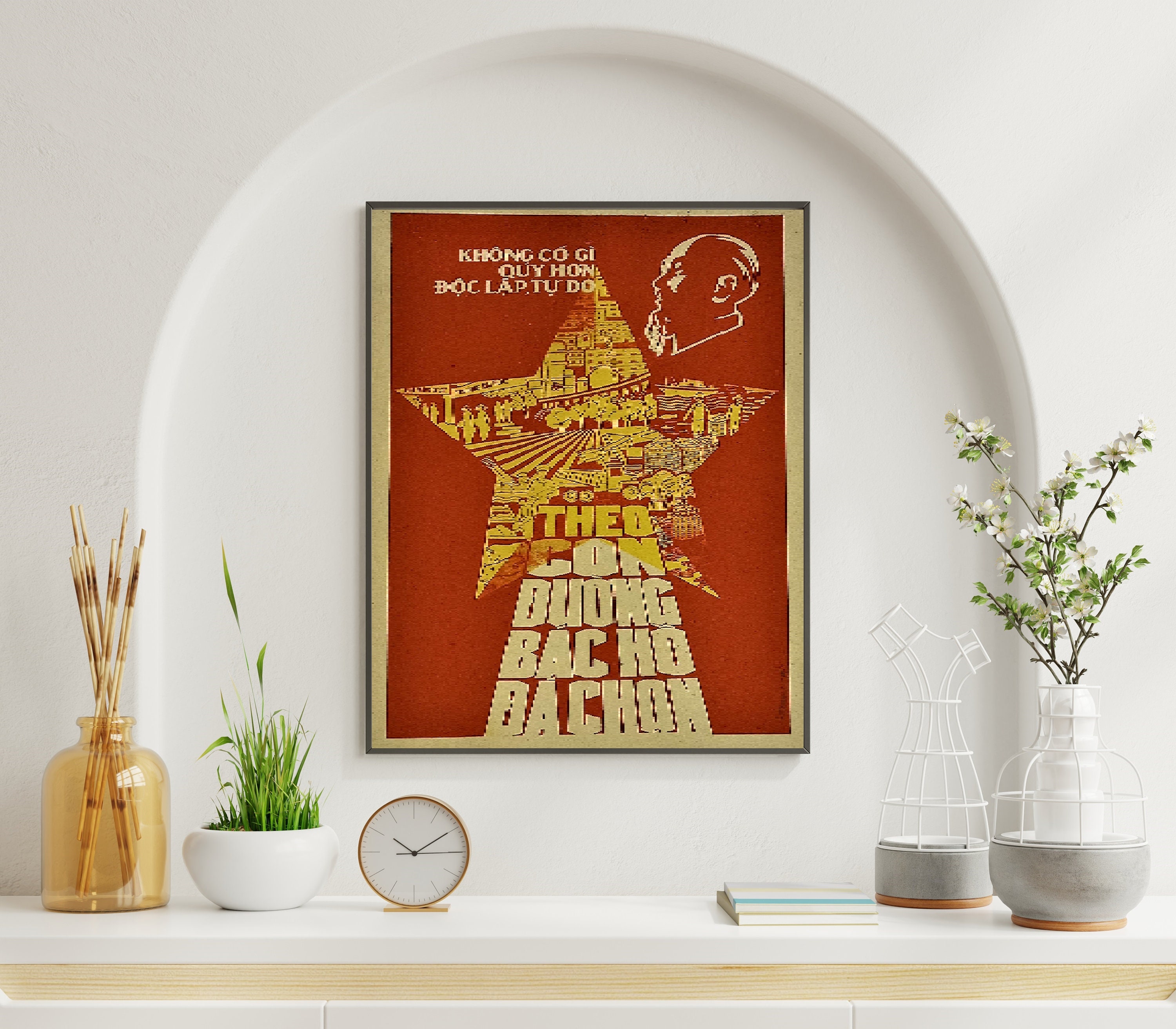 Vietnam Poster War Propaganda - Nothing is More Precious Independence ...