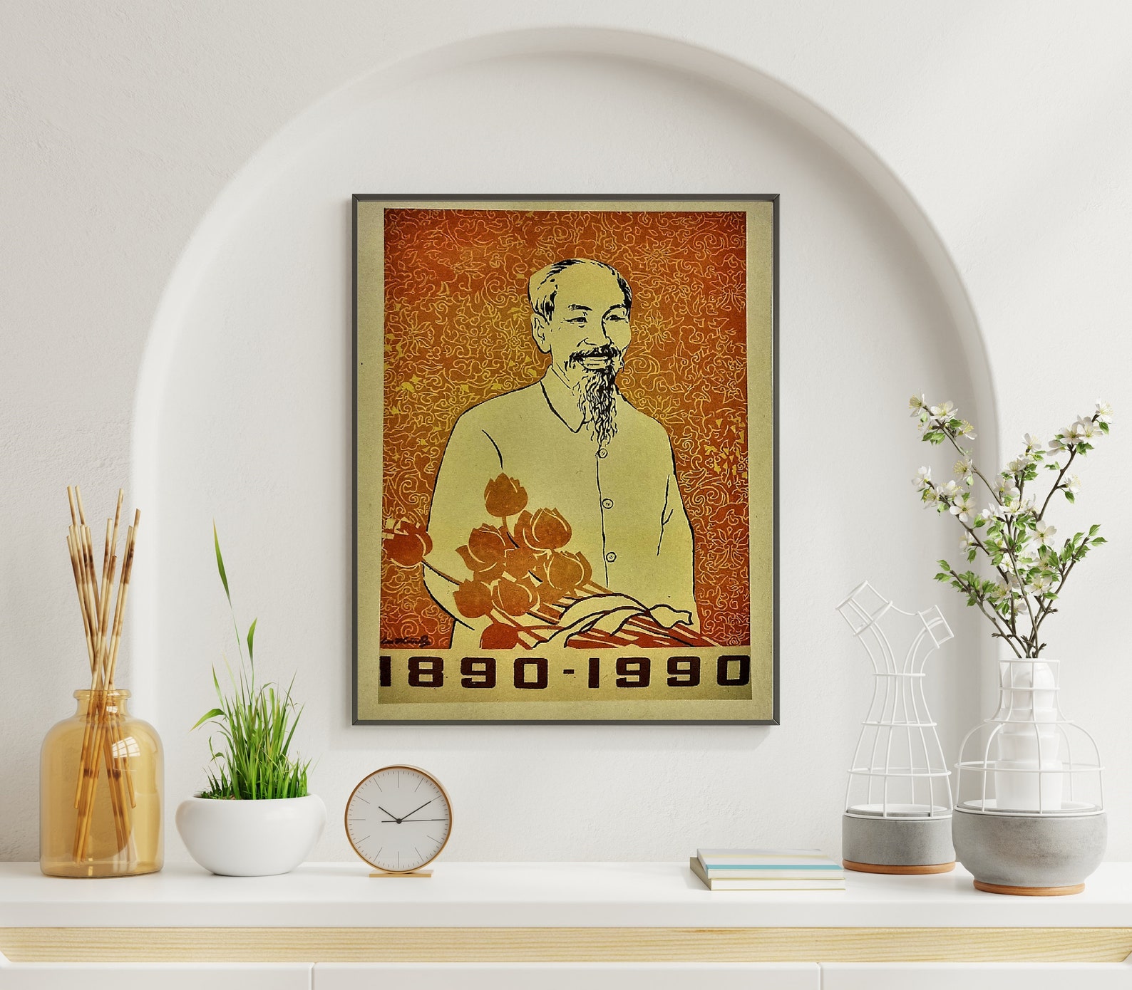 Vintage Vietnam War Propaganda Poster - Ho Chi Minh Trail the Road to ...