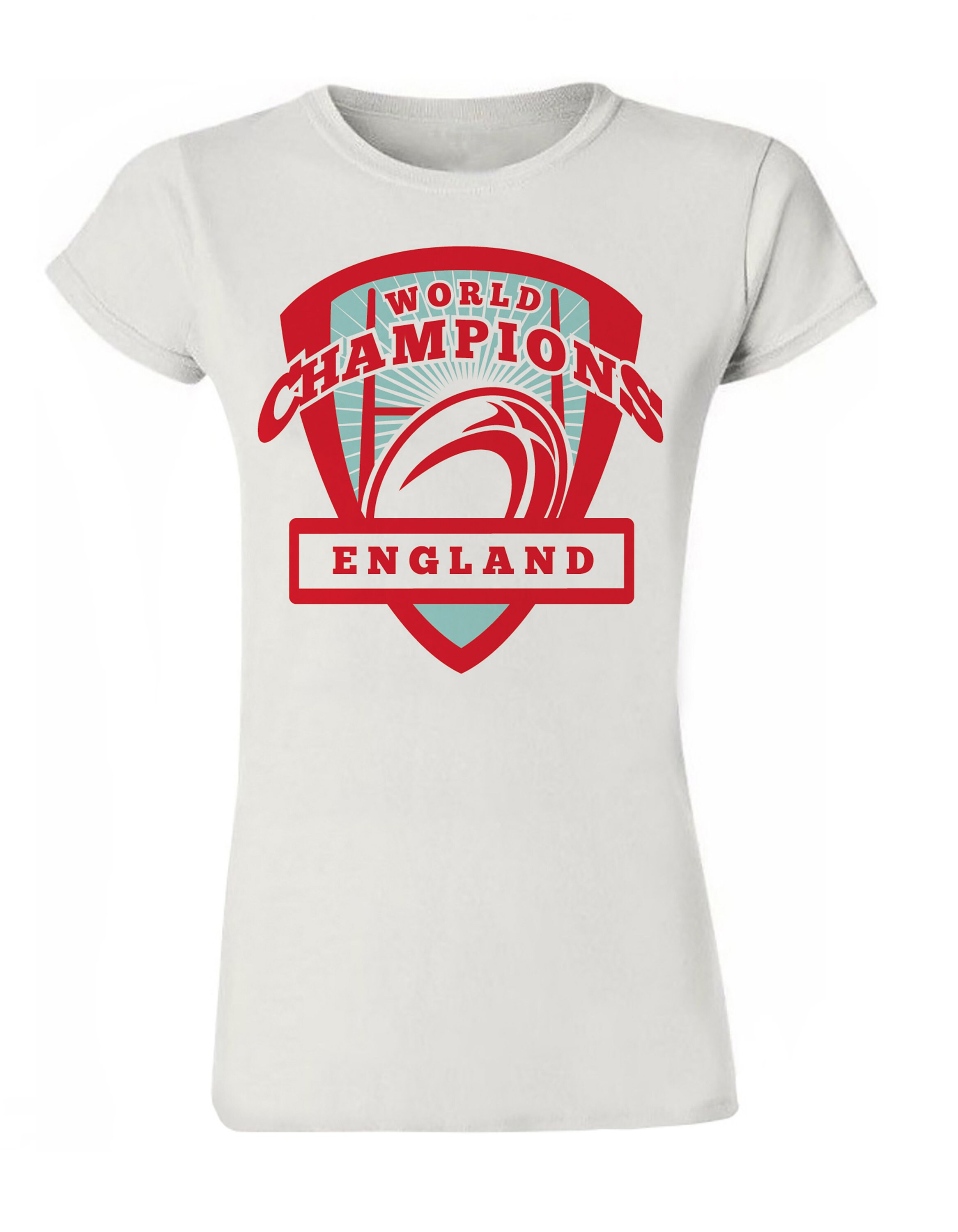 Discover England World Cup Champions T-Shirt, England Football Shirt Q127