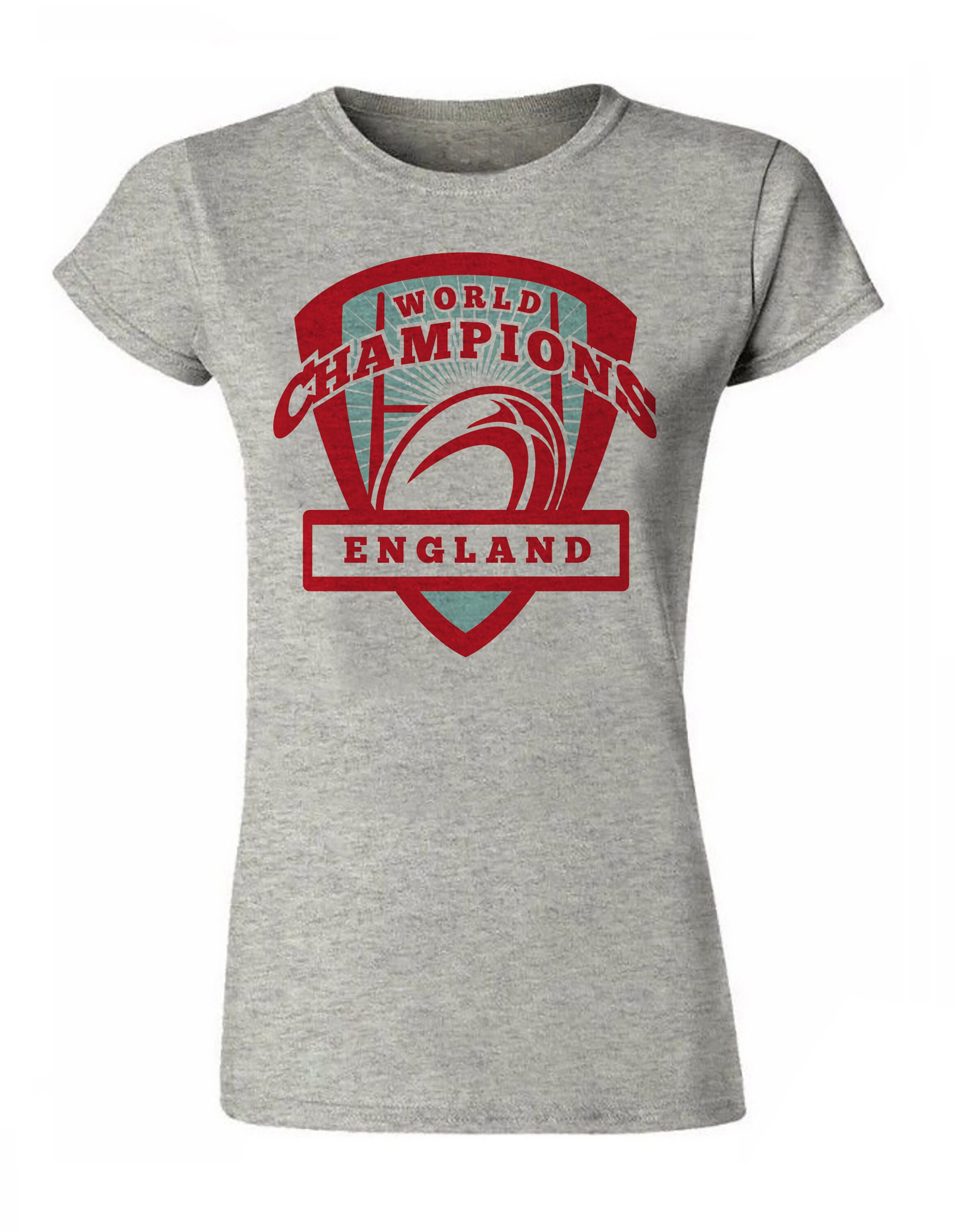 Discover England World Cup Champions T-Shirt, England Football Shirt Q127