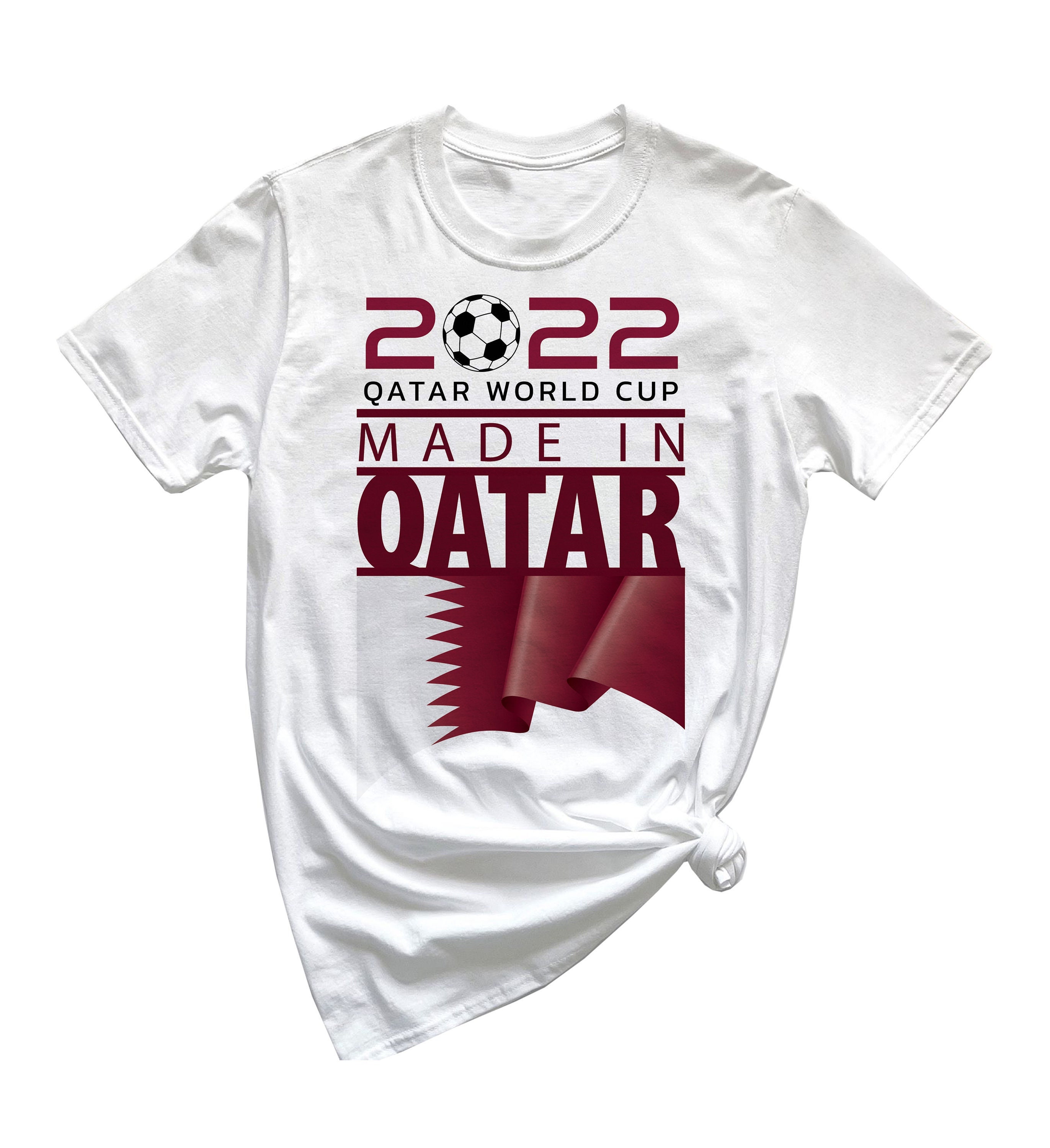 Discover Camiseta Qatar de La Copa Mundial de La FIFA 2022 Vintage para Hombre Mujer
