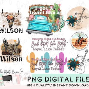 Herz wie ein LKW png, Cowgirl Shirt png, Western Cowgirl Bundle, Country png, Western Boho, Wüstenmädchen, Retro Cowgirl, Sublimation, DTG