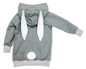 Hasenohren-Hoodie Pullover Baby Jungen Mädchen Geschenk Geburt Weihnachten Ostern Fasching Party