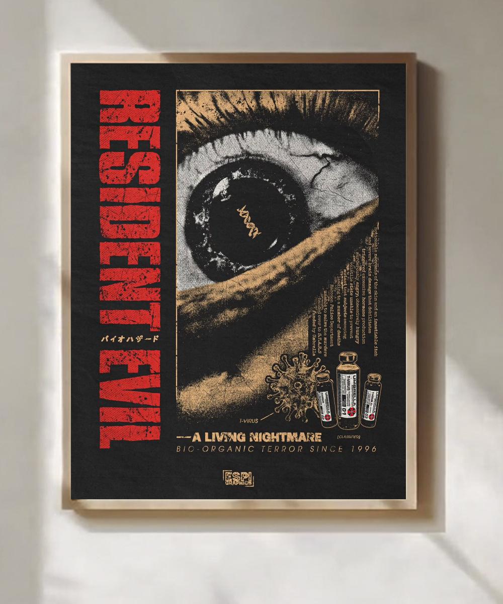 Resident Evil 1996 Poster - Etsy