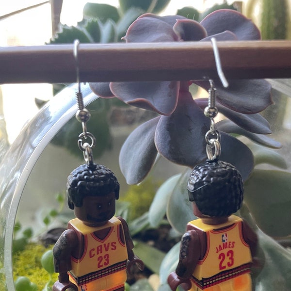 Brick Lebron Earrings