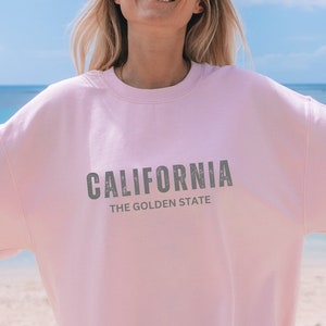 California oversized sweatshirt, Califonia sweatshirt, California golden state, Trendy crewneck, Vintage, California oversized shirt, Ca
