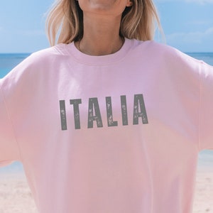 Italia oversized sweatshirt, Italia sweatshirt, Italy, Trendy sweatshirt, Vintage, Italia shirt, Travel, Italia, Aesthetic sweatshirt
