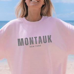 Montauk oversized sweatshirt, Montauk sweatshirt, Montauk, Trendy crewneck, Vintage, Hamptons oversized shirt, New York sweatshirt, Hamptons
