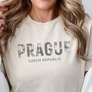Prague t-shirt, State t-shirt, Aesthetic shirt, Prague shirt, Prague, Vintage t-shirt, Oversized shirt, Cotton shirt, Czech republic shirt