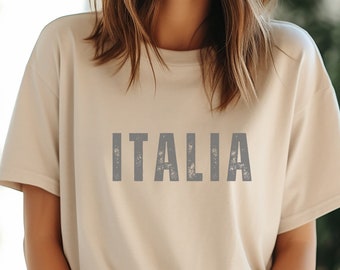 Italia T-shirt, Vintage Style, Italy Travel Shirt