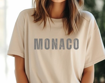 Monaco T-Shirt, Vintage Inspired Cotton Tee