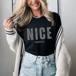 Nice t-shirt, State t-shirt, Aesthetic shirt, Nice shirt, Nice France, Vintage t-shirt, Oversized shirt, Nice, France shirt, France t-shirt