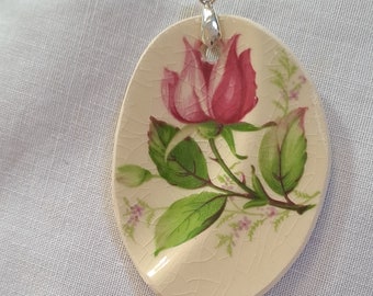 Colgante de porcelana vintage de China rota