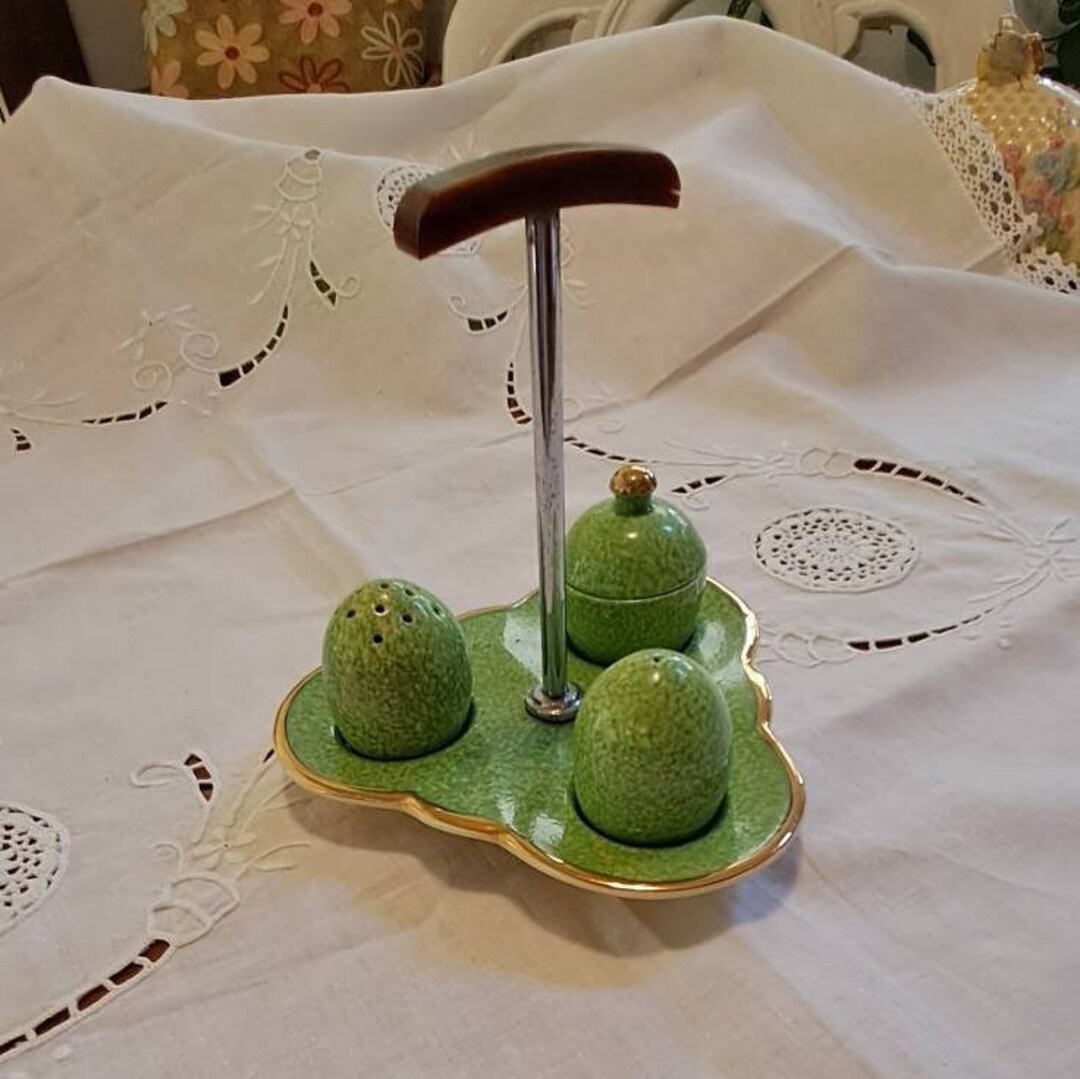 Vintage Cruet Set Salt and Pepper Etsy