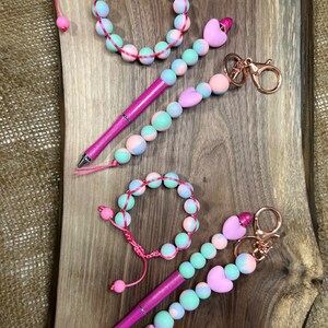 Mom and Me Bundle bracelets Separation Anxiety Bracelet for Kindergarten, Dad and Me bracelets, First Day Of School Bracelet, Back To School