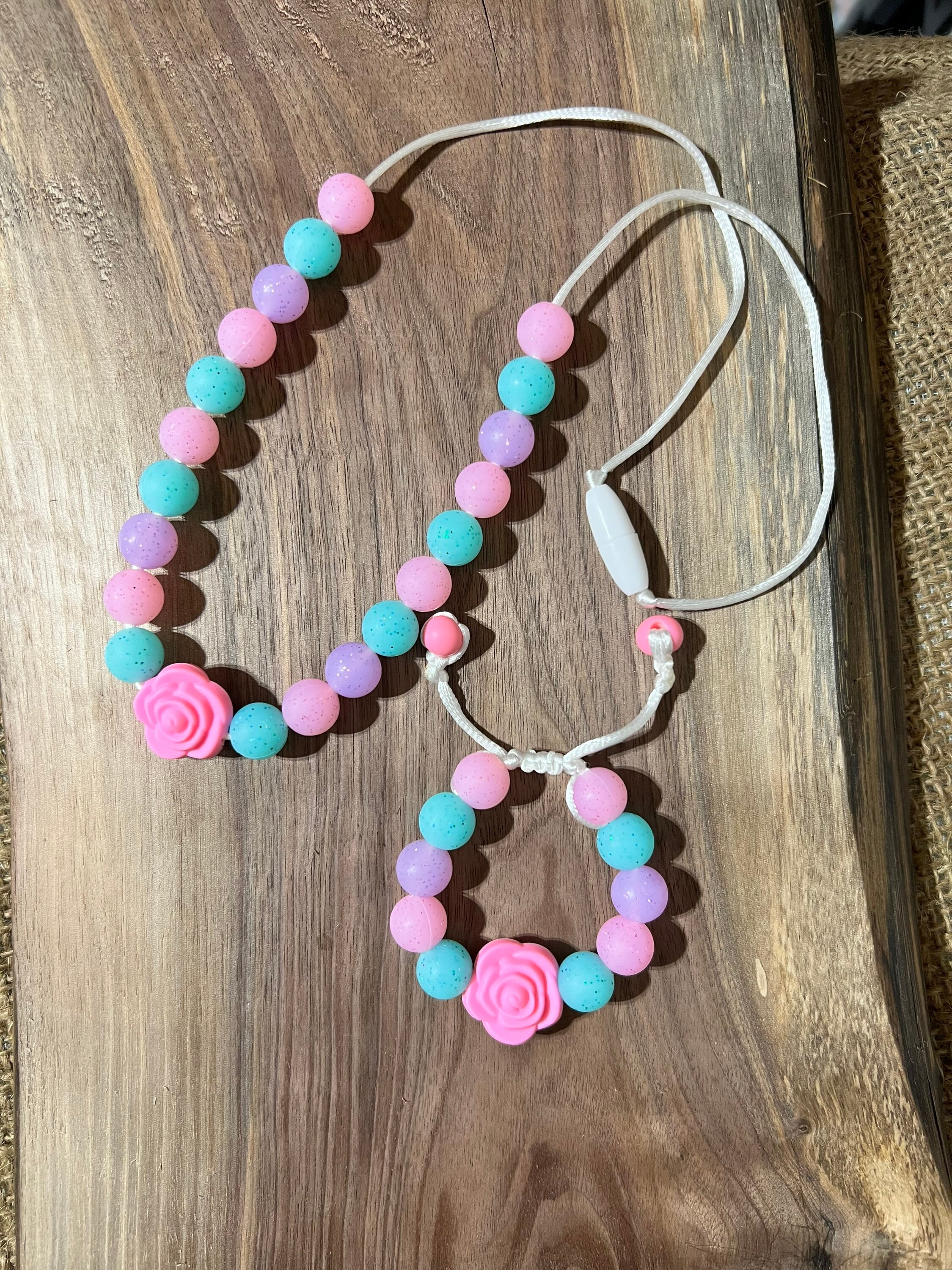 Girls Necklace, Bow, Bracelet, Toddler Jewelry, Bow Necklace, Little Girls  Jewelry, Party Favor, Birthday Party Favor, Toddler Necklace 