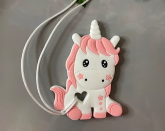 Chewlery Unicorn , stress relief, Christmas necklace, adhd, autism, chew necklace, chew pendant