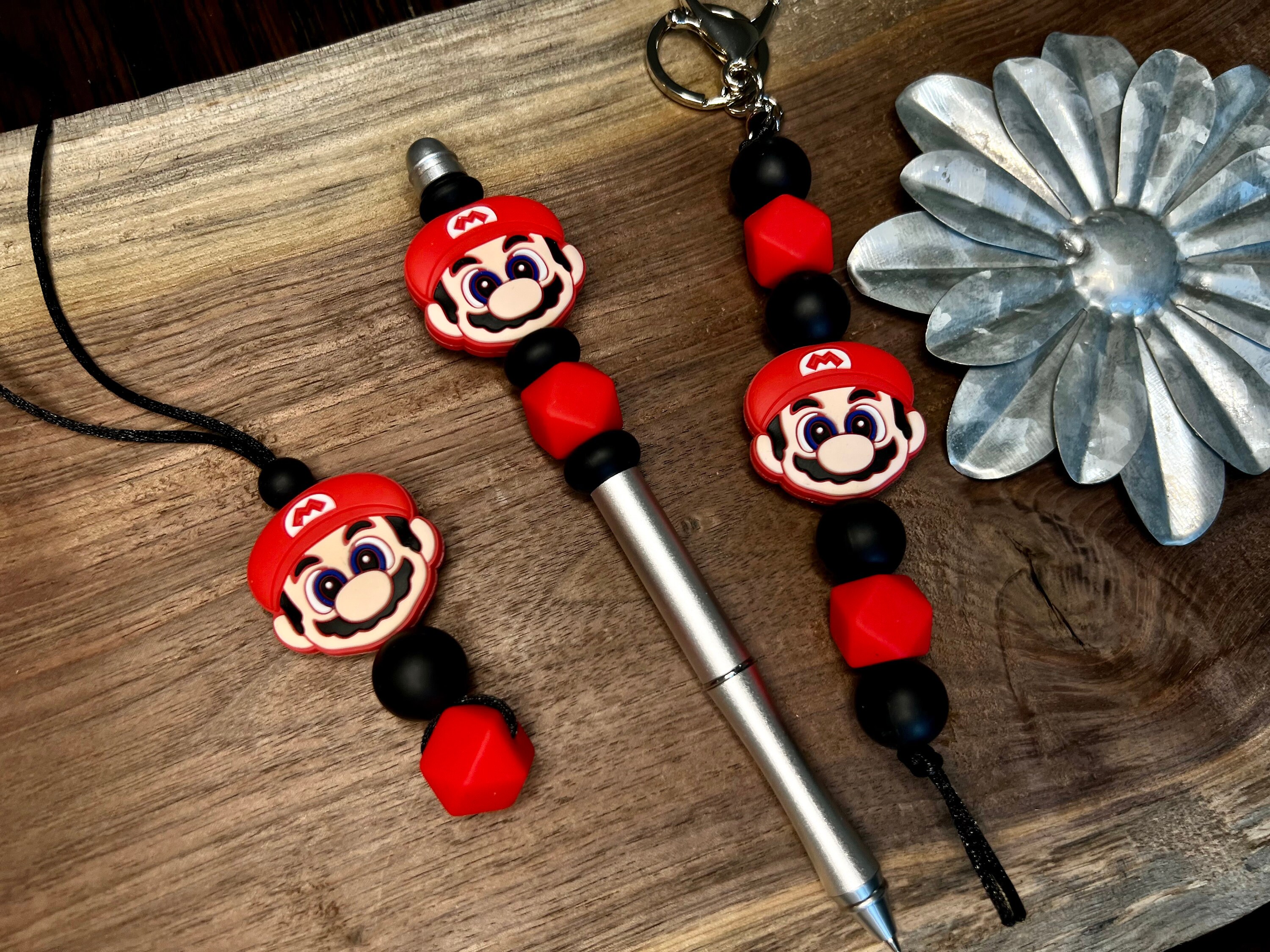 Adult Mario Chewelry Pendant, Adhd, Autism, Fidget Necklace, Sensory ...