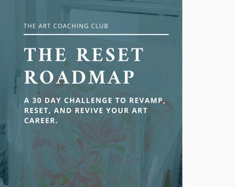 The Artist Reset Roadmap | Workbook & Guide for Artists | Art Business Planning | Art Business Ebook | Business Printable