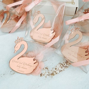 Swan Baby Shower, Swan Birthday Decor, Swan Favors, Swan Party Decor, Swan Invitation, Swan Magnet, Schwan Geburtstag, Princess Swan Party