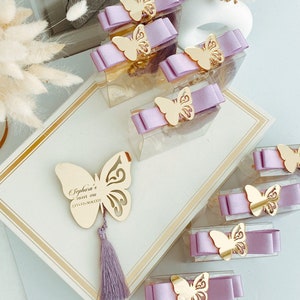 Lilac Butterfly Favors, Baby Shower Favor Girl, Birthday Favor Girl, Sweet 16 Favors, Quinceanera Favor, Mis Quince Anos, Butterfly Magnet