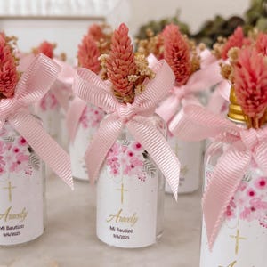 Mini Holy Water Bottle, Blessed Holy Water, Baptism Favors, Christening Favors, Agua Bendita, Glass Bottles