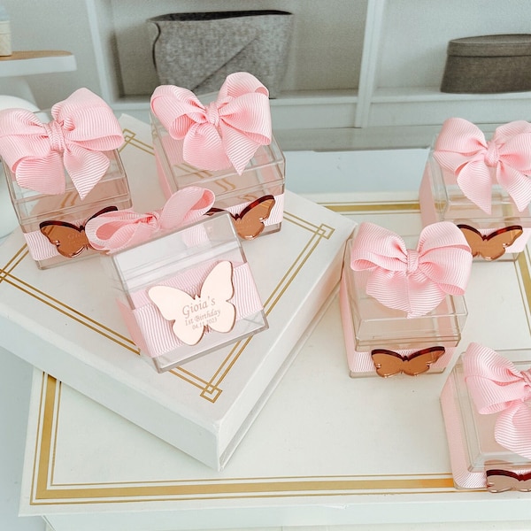 Butterfly Candy Box, Quinceanera Favors, Sweet 16 Favors, Birthday Favors, Baby Shower Favors