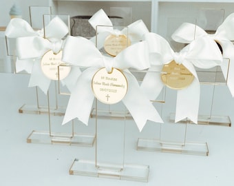 10 pcs Baptism Favors, Cross Favors, Cross Gifts, Personalized Cross, Christening Favors, First Holy Communion Favors, Bautizo Recuerdos