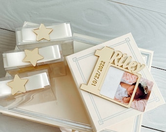 1st Birthday Party Favors, Personalized First Birthday Favors, First Birthday Frame, Birthday Party Gifts, First Birthday Decoration